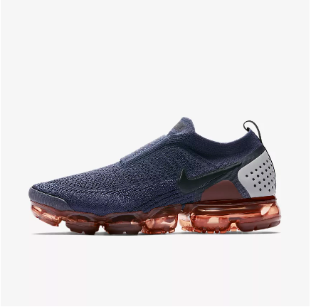 Women Nike Air VaporMax FK Moc Black Grey Brown Shoes - Click Image to Close